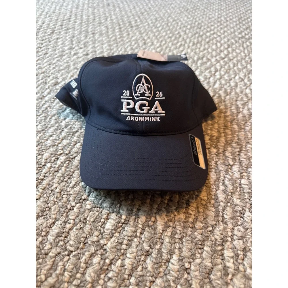 Ahead 2026 PGA Championship Aronimink Hat Navy Blue Performance Golf Cap New